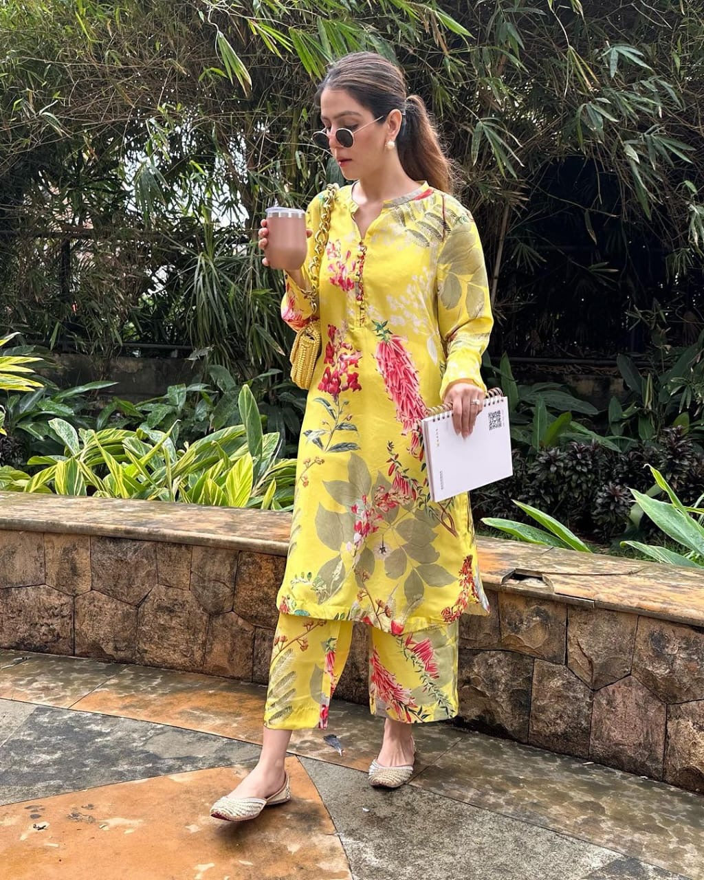 Smart Woven Muslin Digital Print Co-ord Set