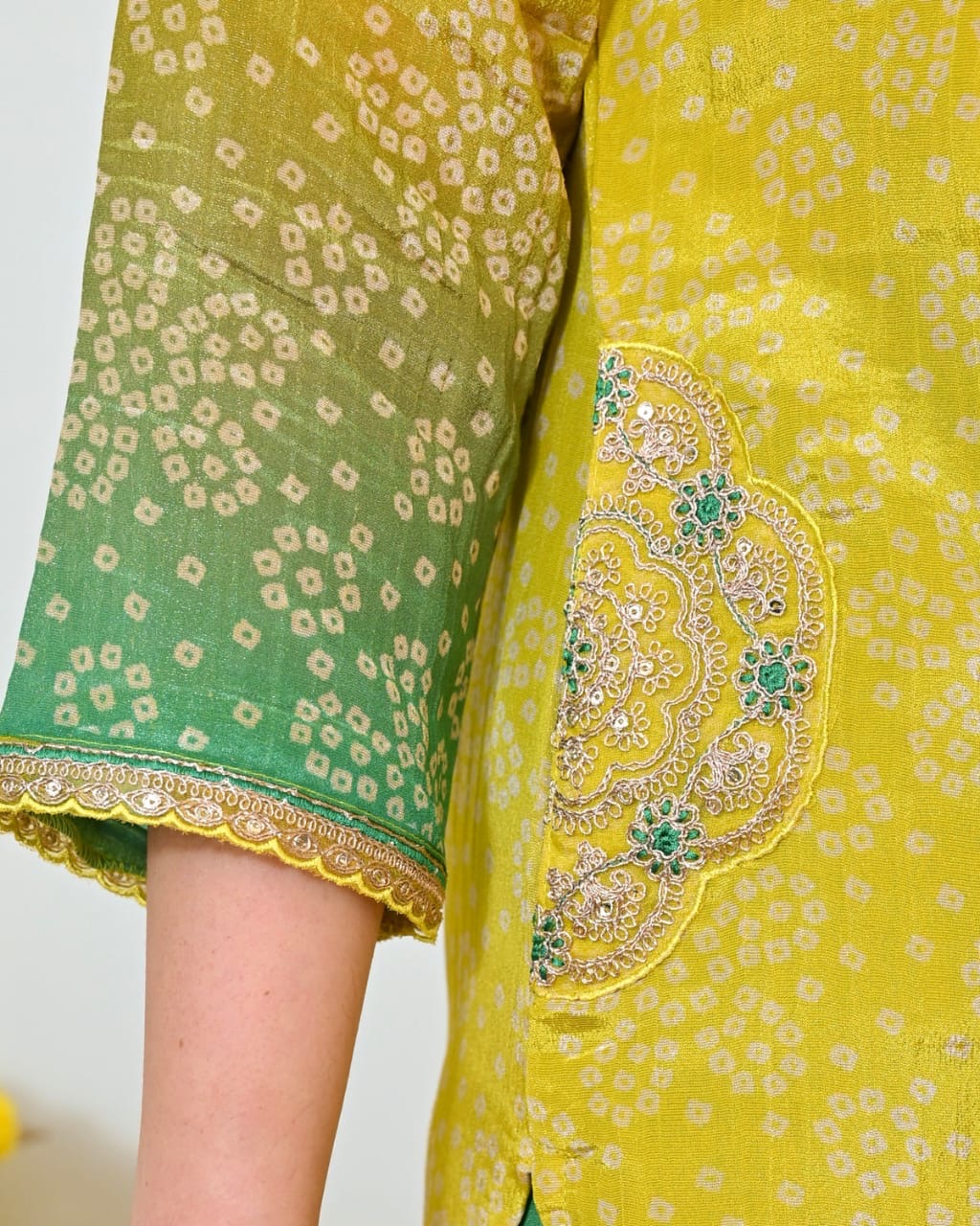 Pure Russian Silk Banarasi Work Suit Set with Dupatta