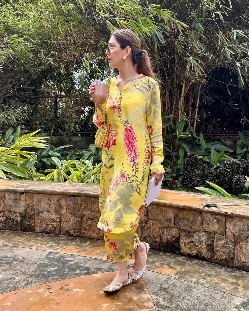 Smart Woven Muslin Digital Print Co-ord Set